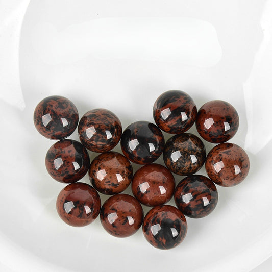 Natural Red Obsidian Ball